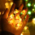 thumbnail image 3 of Guirlande Lumineuse Suspendue Décorative de Noël 10 Pieds 30 LED Blanc Chaud Fée, 3 of 8