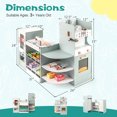 thumbnail image 3 of Costway Kids Grocery Store Playset with Vending Machine Checkout Counter Coffee Maker, 3 of 10