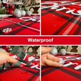 thumbnail image 5 of Nappe Rouge de Noël Rectangulaire 60x120 Pouces - Impression Décorative Résistante à l'Eau pour les Fêtes, Tissu Oblong pour le Réveillon du Nouvel An - Tissu Facile d'Entretien, Revêtement de Table pour Fête, Cuisine, Salle à Manger, Extérieur, 5 of 5