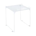 thumbnail image 4 of simhoa Locker Organizer Shelf Foldable Wear Resistant Versatile Stackable for Gym and Work Convenient under Sink Organization Holder White, 4 of 7