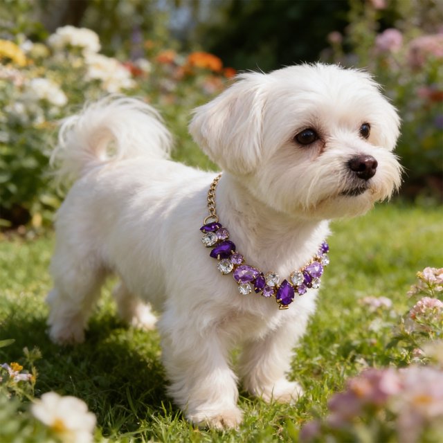 EGNMCR Adjustable Crystal Rhinestone Pet Necklace Bling Pet Jewelry For Small Medium Dogs Cats Wedding Party Holiday Pet Accessory Cute Gift For Pet Lovers Stone pets necklace