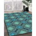 thumbnail image 3 of Ahgly Tapis Rectangulaire Lavable en Machine Intérieur Transitionnel Vert Profond, 8 Pieds x 10 Pieds, 3 of 7