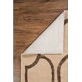 thumbnail image 4 of Aspire Wool Geo Beige & Brown 5' x 8' Area Rug, 4 of 4
