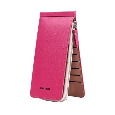 Credit Card Holder for Women Multifunctional Long Wallet, Women Zipper Pocket Leather Credit Card Holder Bifold Wallet with 26 Card Slots Credit Card Holder for Men
