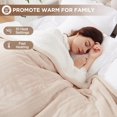 thumbnail image 3 of Westinghouse Heated Blanket Queen Size Soft Flannel to Sherpa Electric Blanket with 10 Heating Levels 12 Hours Auto Off Fast Heating Blanket Machine Washable 84x90 Inch Beige, 3 of 5