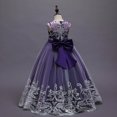 thumbnail image 5 of Ketyyh-chn99 Robes d'Été Robe d'Été Mode Imprimé Sans Manches Été Décontractée Ligne A Plage Manches Longues Jupe Courte Violet,110, 5 of 5