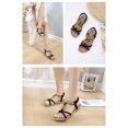 thumbnail image 4 of Bohemian Flat Flower Rhinestone Sandals Outer Beach Sandals, 4 of 8