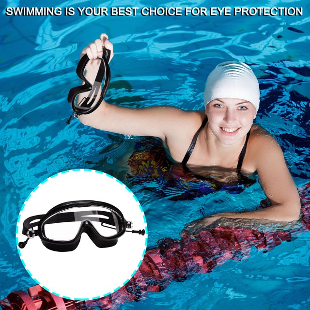 EGNMCR Pool Accessories, Sports & Outdoors And Anti- HD Large-Frame Swimming Goggles Swimming Goggles