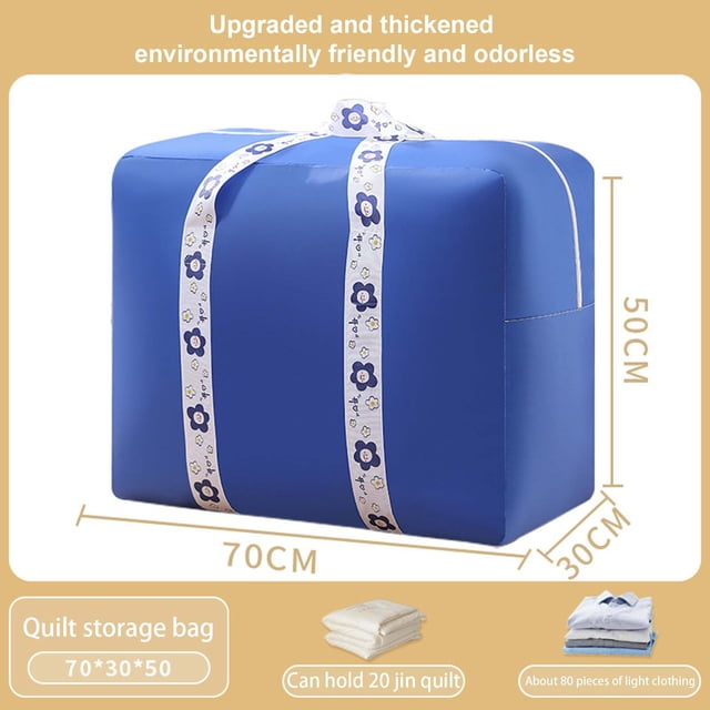 Chmadoxn Storage Trunks, 2025 Space Saving Self Compression Organizer Portable Space Storage Packing Bags Space Quilt Compression Storage Bag For Comforters Blankets Bedding a Pouch