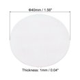 thumbnail image 2 of Unique Bargains Doublure de Couvercle en Mousse 40mm/1.56 Pouces, 100 Pcs Joint Sensible à la Pression Résistant PS Blanc Rouge, 2 of 7