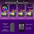 thumbnail image 2 of Led Strip Lights 32.8Ft Continuous 10M/Roll Led Tape Lights,5050 RGB Color Changing Led Rope Lights, 300LEDs, Phone APP Control, Music Sync Led Lights for Bedroom (APP+Remote+Mic+3 Button Switch), 2 of 7