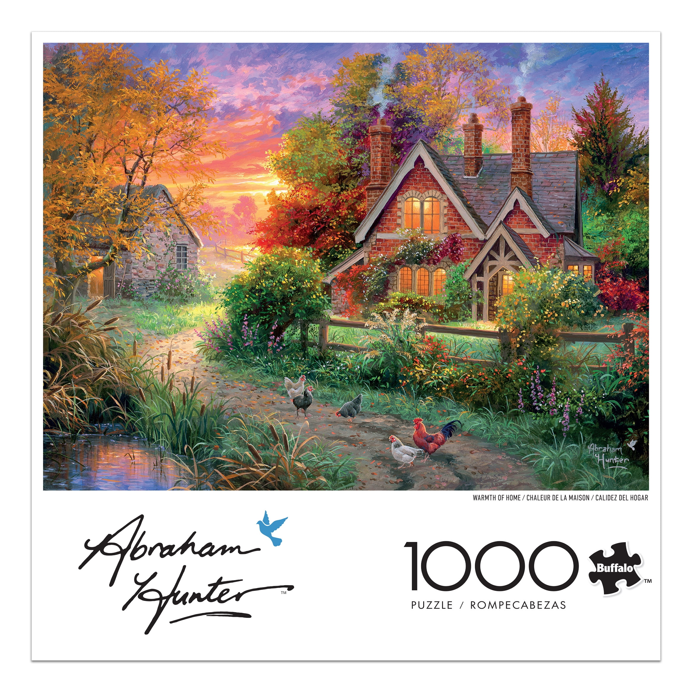 Buffalo Games Abraham Hunter Warmth of Home 1000-Piece