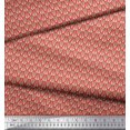 thumbnail image 3 of Soimoi Georgette Viscose Fabric Leaves Small Print Sewing Fabric Yard 42 Inch Wide, 3 of 3