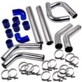 thumbnail image 1 of 2.5 inch Universal Aluminum Intercooler Turbo Piping pipe Kit+ Silicone+Clamp, 1 of 6