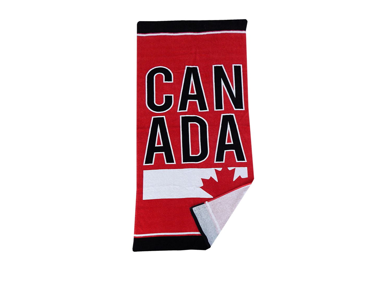 Serviette de plage imprimé Mainstays à motif de canada