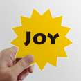 thumbnail image 1 of Joy Word Inspirational Quote Sayings Sun Vinyl Sticker Luggage Graffiti Flower Decal, 1 of 3