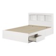 thumbnail image 2 of South Shore Step One Full Mates Bed and Bookcase Headboard Set, in Pure White, 2 of 16