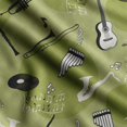 thumbnail image 1 of Soimoi Musical Instruments Printed, Poly Canvas Fabric, Decor Sewing Fabric by The Yard 56 Inch Wide,Decorative Fabric for Curtains Tote Bags, Light Green, 1 of 5