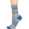 thumbnail image 2 of Darn Tough Chaussette Coussinée Mi-Mollet Coolmax Zuni Micro - Femme Gris Pâle Grand, 2 of 3