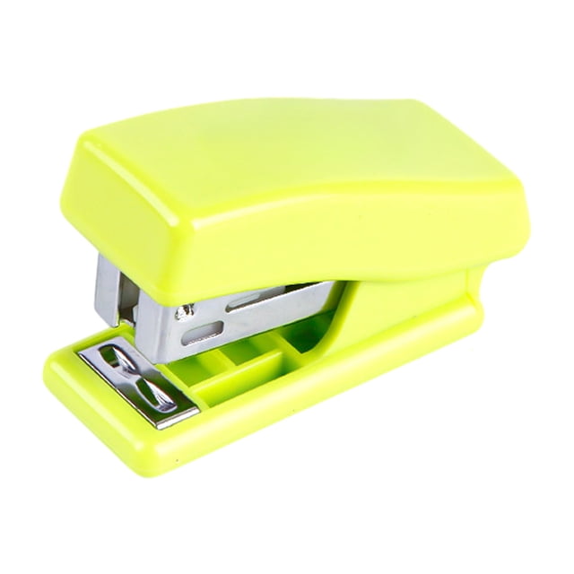Mini Stapler with Staples Cartoon Stapler Elementary School Student Suit Cute Mini Stapler Binding Daily Stapler Universal0