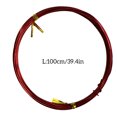 thumbnail image 2 of Craft Wires DIY Handicrafts Braided Thread Good Flexibility Durable Quality material; silver Shiny Jewelry Lines Exquisite Design for Sculpturing Wine Red, 2 of 5
