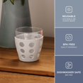 thumbnail image 2 of Lifefactory 10-Ounce Beverage Glasses with Protective Silicone Sleeves, 4-Pack, Stone Gray, 2 of 8
