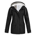 thumbnail image 1 of Spring Military Full-Zip Removable Hooded Cotton Mid-Long Parka Jacket Coat for Women, 1 of 5