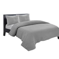 thumbnail image 1 of Gouchee Home Carson King Quilt Set – 3-Piece Grey Bedding Set, Stone-Washed Cotton with Wave Stitch Pattern, Soft All-Season Bedspread with Plush Fill & Matching Pillow Shams, 1 of 9