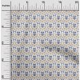 thumbnail image 2 of oneOone Polyester Spandex Blue Fabric Floral Craft Projects Decor Fabric Printed By The Yard 56 Inch Wide, 2 of 4