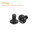 thumbnail image 3 of Unique Bargains Flanged Button Head Socket Cap Screws, 50 Pack M6x12mm 304 Stainless Steel Bolts, 3 of 5