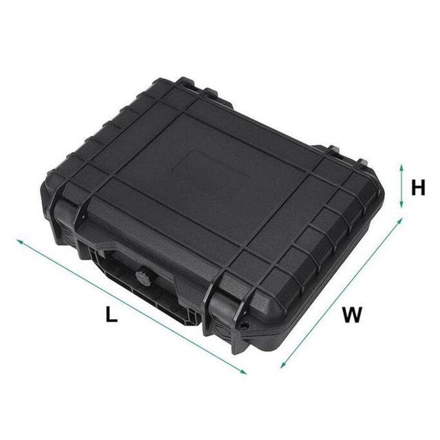 ziyahi Protective Tool Box Shockproof Storage Storage Sealed Tool Case Anti Impact Suitcase with Sponge C