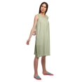 thumbnail image 3 of Moomaya Cotton A-Line Sleepwear For Ladies Round Neck Button Placket Nightdress, 3 of 6