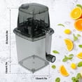 thumbnail image 2 of Manual Ice Shaver Plastic Ice Crusher Snow Cone Maker  Black, 2 of 11