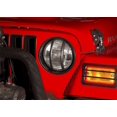 thumbnail image 3 of Convient 1997-2006 Jeep Wrangler TJ Rugged Ridge Garniture de Phare 12419.23 Noir; Plastique; Ensemble de 2, 3 of 5