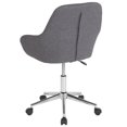 thumbnail image 2 of Cortana Home and Office Mid-Back Chair in Beige Fabric, 2 of 5