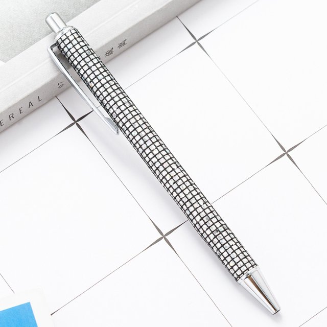 WIFKLSIIPG Stylo à Bille à Pression en Poudre Dorée Stylo à Pression Travail Enseignant Étudiant Papeterie Stylo à Bille Stylo à Pression Multicolore 1 ml