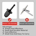thumbnail image 3 of 6Pcs Bits Set HVAC Tools Swaging Tool HVAC Copper Pipe Expander Tool with 6Pcs Bit Holder Key Chain, 3 of 6