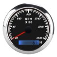 thumbnail image 2 of Rpm Gauge, Tachometer Gauge Accurate Red Backlight ABS  For Automotive For Maintenance Engineer, 2 of 8