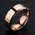 thumbnail image 4 of 1 Pc Ring Unisex Stainless Steel Mirror Lightweight Finger Ring for Wedding, 4 of 7
