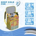 thumbnail image 3 of Artistic Natural Insulated Backpack Cooler - 20L Soft Cooler Bag, Floral Style for Camping, 3 of 6