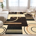 thumbnail image 1 of HOMERRY 9' x 12' Area Rug for Living Room Washable Bedroom Geometric Indoor Carpet, Blue, 1 of 5