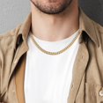 thumbnail image 2 of Collier Chaîne Cubaine pour Homme de 20 Pouces en Acier Inoxydable - 8 mm, 2 of 4