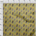 thumbnail image 3 of oneOone Rayon Yellow Fabric Leaves Sewing Craft Projects Fabric Prints By Yard 56 Inch Wide-aA, 3 of 5