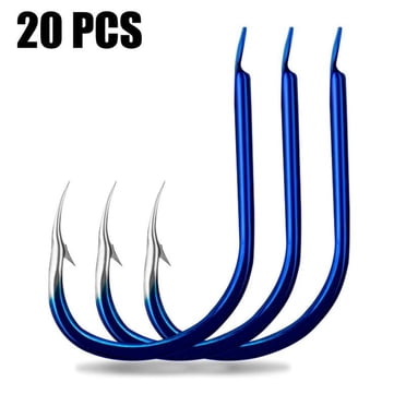 20pcs Super Sharped Forged Fishing Hooks High Carbon New Hook Fish carp P2Y4