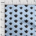thumbnail image 2 of oneOone Velvet Light Dusty Blue Fabric Tea Kettle Craft Projects Decor Fabric Printed By The Yard 58 Inch Wide-W2, 2 of 4