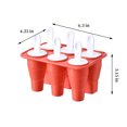 thumbnail image 2 of Ice Cream Molds Popsicle Silicone Collapsible Popsicles Molds - Silicone Ice Pop-Molds, Easy Release Ice Cream Mold, Reusable Popsicle Stick with for Homemade Popsicles & Ice Cream, 2 of 7