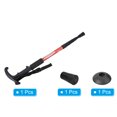 thumbnail image 3 of Unique Bargains Trekking Poles Collapsible Telescopic Hiking Pole 43 Inch T Handle, Red, 3 of 5