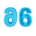 thumbnail image 1 of Agiferg Birthday Number Silicone Cake Mold Pizza Pan Baking Cake Bread Kitchen DIY Mould, 1 of 1
