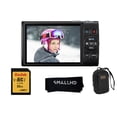 thumbnail image 3 of Canon PowerShot ELPH 360 HS Digital Camera Bundled with Accessory Kit (Kodak 32GB SD Memory Card and Camera Pouch/Bag and Cleaning Cloth) - BLACK, 3 of 8