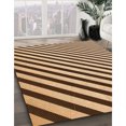 thumbnail image 3 of Ahgly Company Tapis d'Intérieur Lavable en Machine Carré Rouge Brun, 3 Pieds Carré, 3 of 7